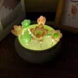  Chậu Hoa Sen Đá LED Trang Trí  BKCECN-9759 