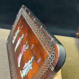  Khay Gỗ Gụ Khảm Tứ Đại Mỹ Nhân Decor Bàn Trà BKCECN-9771 