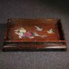  Khay Trà Gỗ Gụ Khảm Chim Hoa  BKCECN-9772 