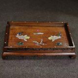  Khay Trà Gỗ Gụ Khảm Chim Hoa  BKCECN-9772 