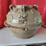  Bình Gốm Bầu Dẹt Cổ Điển Sưu Tầm BKCECN-9797 