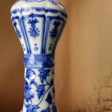  Bình Gốm Sưu Tầm men lam họa tiết Phượng Hoàng BKCECN-9835 