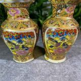  Cặp Bình Gốm Ngũ Sắc Decor Phú Quý BKCECN-9847 