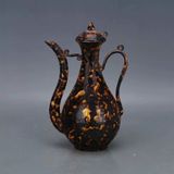  Bình Gốm Men Đốm Vàng Sưu Tầm BKCECN-9850 