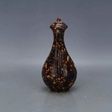  Bình Gốm Men Đốm Vàng Sưu Tầm BKCECN-9850 