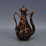  Bình Gốm Men Đốm Vàng Sưu Tầm BKCECN-9850 