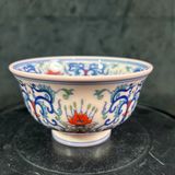  Bát Gốm Sứ Vẽ Hoa Sen Đấu Thái BKCECN-9870 