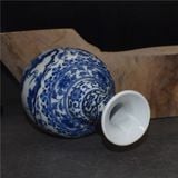  Bình Sứ Tứ Phương Chim Công Phú Quý BKCECN-9874 