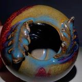  Bình Gốm Men Hỏa Biến Sưu Tầm Độc Bản BKCECN-9876 