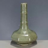  Bình gốm cổ dáng trúc men ngọc sưu tầm 