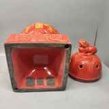  Lư Hương Ba Chân Đỏ Ngự Dụng Hoàng Cung BKCECN-9895 