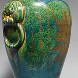  Bình gốm Sứ Men Ngọc Khắc Kim Phượng Hoàng Cổ BKCECN-9953 