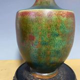  Bình Gốm Sứ Hỏa Biến Khắc Kim Phượng Hoàng BKCECN-9954 