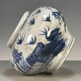  Bình Gốm Men Rạn Vẽ Tay Nung Củi Cao Cấp BKCECN-9968 