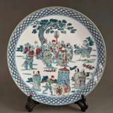  Đĩa Gốm Thưởng Sưu Tầm Vẽ Tay Điển Tích BKCECN-9994 