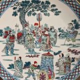  Đĩa Gốm Thưởng Sưu Tầm Vẽ Tay Điển Tích BKCECN-9994 