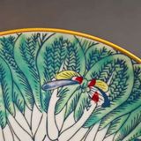  Đĩa Gốm Ngũ Đằng Phi Thảo Sưu Tầm Độc Bản BKCECN-9996 