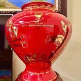  Bình hút lộc in tổng bí thư Tô Lâm màu vàng gốm sứ Bát Tràng BKCEVN-10189 