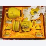  Bộ ấm chén tổng bí thư tô lâm màu vàng gốm sứ bát tràng BKCEVN-10191 