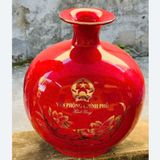  Bình gốm in văn phòng chính phủ màu đỏ BKCEVN-10196 