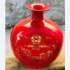 Bình gốm in văn phòng chính phủ màu đỏ BKCEVN-10196