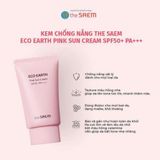 Kem chống nắng The Saem Eco Earth Power Pink SPF50 BKCOKR-9053 