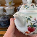  Ấm Trà Vẽ Đào Tiên Men Ngọc Bích BKCECN-9497 