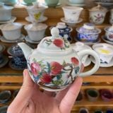  Ấm Trà Vẽ Đào Tiên Men Ngọc Bích BKCECN-9497 