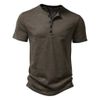 Áo thun polo cổ henley cotton nam mùa hè BKFACN-9308