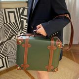  Vali Kéo Nữ Màu Hồng Vintage BKFACN-9326 