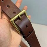  Thắt Lưng Da Nam Màu Nâu Cao Cấp BKFACN-9337 