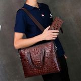  Cặp Sách Da Cá Sấu Thật BKFACN-9345 