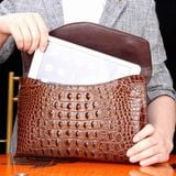  Túi Da Cá Sấu Cầm Tay Nam Nữ Cao Cấp BKFACN-9351 