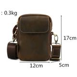  Túi Đeo Chéo Da Nam Thật Màu Nâu Cao Cấp BKFACN-9352 