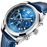  Đồng Hồ Nam Dây Da Thật BKFACN-9358 