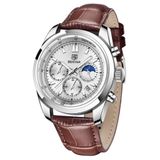  Đồng Hồ Nam Dây Da Thật BKFACN-9358 