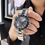  Đồng Hồ Cơ Kiểu Daytona Dây Thép BKFACN-9367 