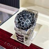  Đồng Hồ Cơ Kiểu Daytona Dây Thép BKFACN-9367 