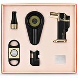  Bộ Dụng Cụ Hút Cigar Cigarloong Mạ Vàng BKFACN-9381 