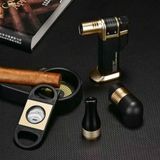  Bộ Dụng Cụ Hút Cigar Cigarloong Mạ Vàng BKFACN-9381 