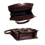  Túi Xách Da Đeo Chéo Phong Cách Steampunk La Bàn Cổ Điển BKFAVN-9421 