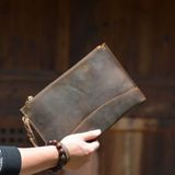  Ví Cầm Tay Nam Clutch Da Bò Sáp Nguyên Bản Cao Cấp BKFAVN-9442 
