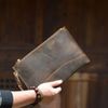 Ví Cầm Tay Nam Clutch Da Bò Sáp Nguyên Bản Cao Cấp BKFAVN-9442