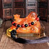  Tượng Di Lặc Hổ Phách Xe Hơi BKHFCN-9006 