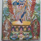  Tranh Phật Thêu Kim Sa Gấm Cao Cấp Trang Nghiêm BKHFCN-9008 