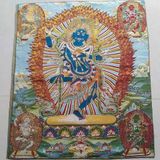  Tranh Phật Thêu Kim Sa Gấm Cao Cấp Trang Nghiêm BKHFCN-9008 