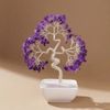Cây Thạch Anh Tím Tài Lộc Dáng Bonsai BKHFCN-9017