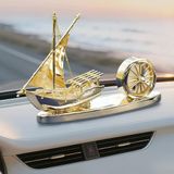  Mô Hình Thuyền Thuận Buồm Xuôi Gió Mạ Vàng BKHFCN-9025 