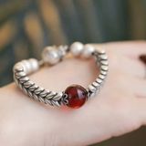  Vòng tay bạc đính ngọc BKJECN-9283 