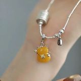  Dây Chuyền Bạc Mặt Tượng Mèo Thần Tài BKJECN-9284 